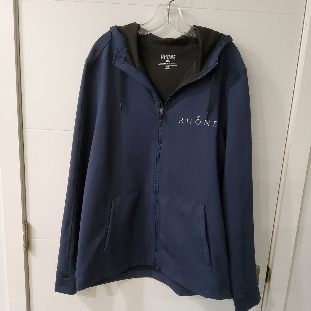 RHONE Full Zipper Hoodie Size L